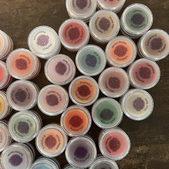 New Lot of 56 Scentsy Testers Samples Wax Melts Mixed Scents - Picture 8 of 8
